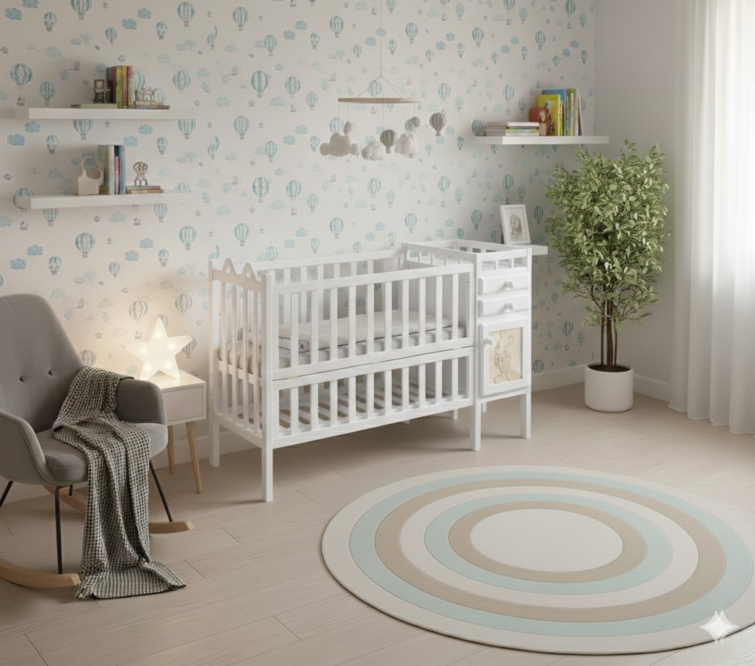 WhatsApp Image 2026-03-29 at 11.52.47 AM (1) سرير اطفال خشب زان90×60×140 سم - الصورة 1