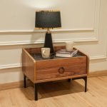 ⁦غرفة نوم ام دي اف بني - 5 قطع⁩ - الصورة ⁦6⁩