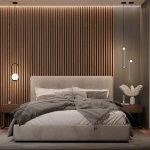 سرير فردي خشب ام دي اف 100x200x120 سم - بيج