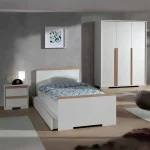 غرفة نوم خشب ام دي اف، 3 قطع