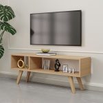 وحدة تلفزيون خشب  ام دى اف بيج - 120×30×45 سم